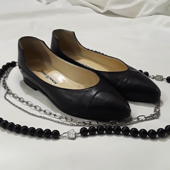 Tokio Kumagai Shoes - Vintage Tokio Kumagai Leather Flats